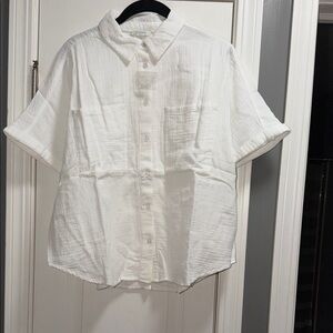 Sundance Mona Guaze Camp Shirt size medium brand new